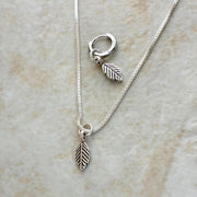 カレンシルバー リーフチャーム 15×6×1mm