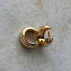 ぷっくりフープピアス Silver / Gold
