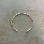 Silver925 バングル 2mm シルバー ゴールド
