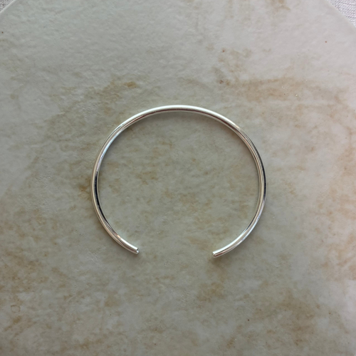 Silver925 バングル 2mm シルバー ゴールド