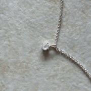 小粒ハーキマーダイヤモンド ネックレス Silver925