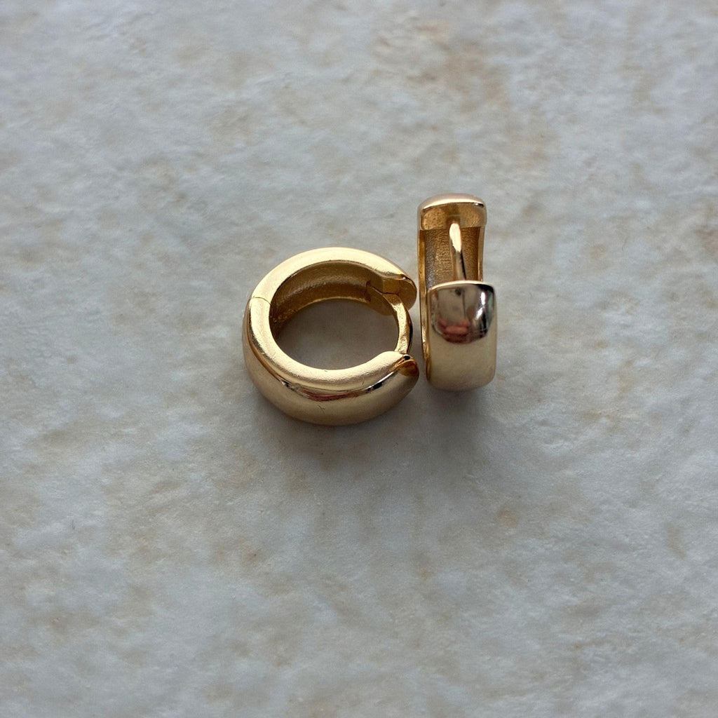 ぷっくりフープピアス Silver / Gold