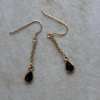 アイオライト フックピアス Silver925 Gold