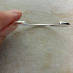 Silver925 バングル 2mm シルバー ゴールド
