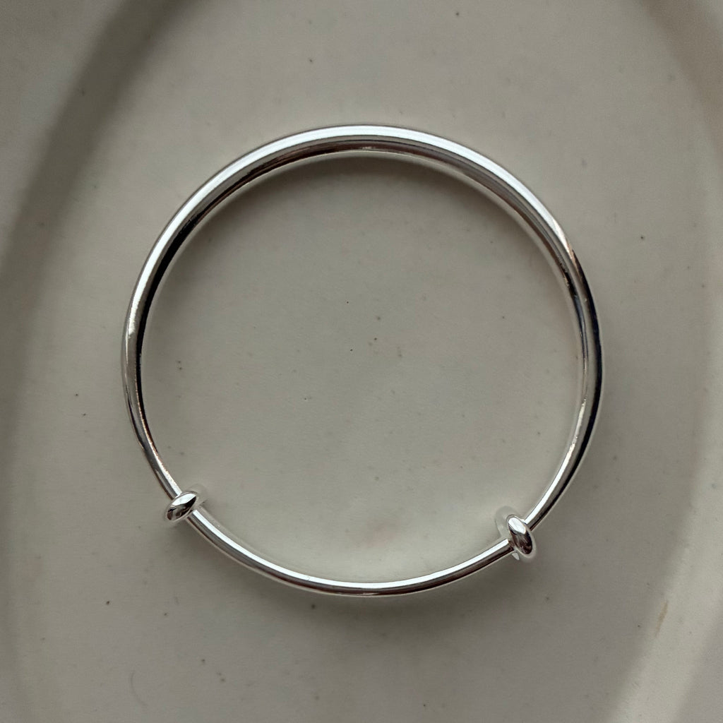 wide silver925 bangle