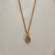サンストーン ネックレス Silver925 天然石 5色展開