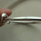 wide silver925 bangle