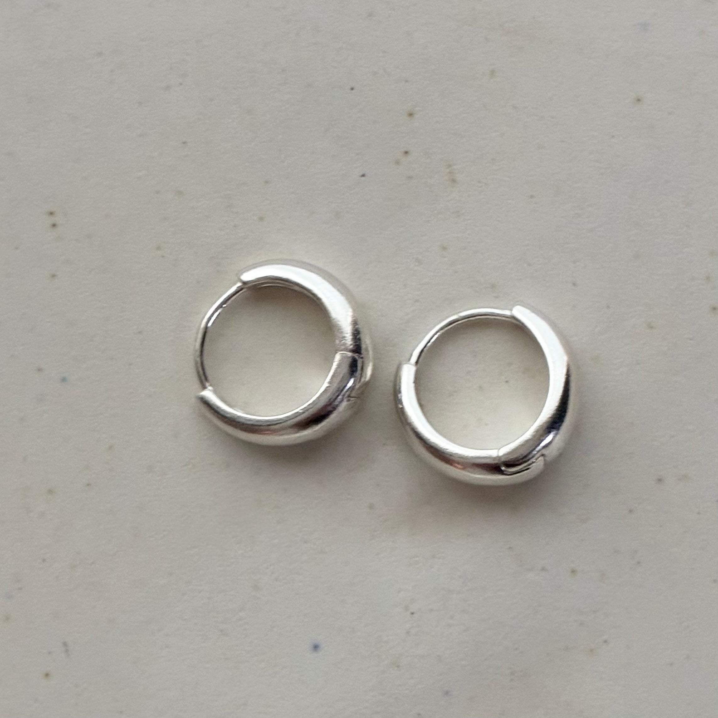 Silver999 フープピアス ミディアム 純銀 | sula.