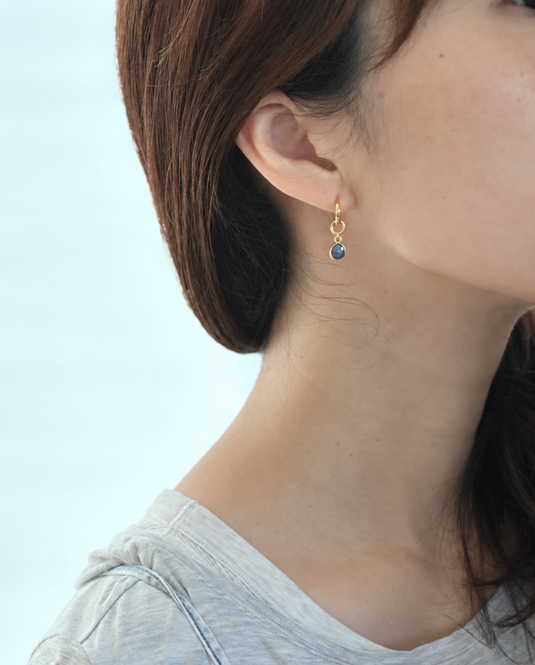 ロードライトガーネット 8×6mm チャーム Silver925